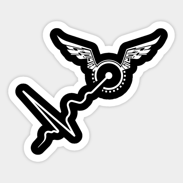 Wing Beat Sticker by Garetha01